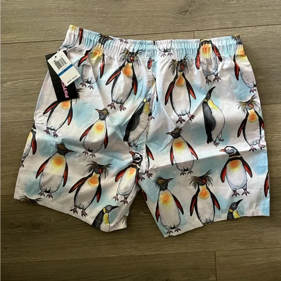 NWT Psycho Tuna Penguin Swim Shorts Sizes Large XL - Picture 2 of 6